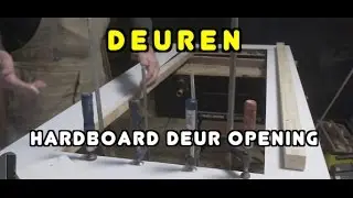 Timmertip 674 Een glasopening maken in een hard board deur.#1