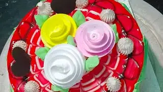 Strawberry Gel Cake