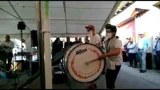 ZZ Top drummer ! Pvc Instrument extrem cool !:)