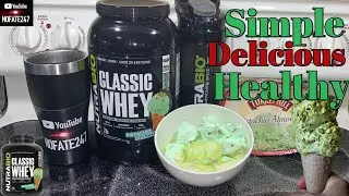 Healthy Ice Cream Dessert | NutraBio Newest Flavor Pistachio Delight | Classic Whey Review