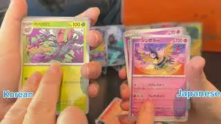 Find out the winner!Part 2 White Flare Battle Korean Vs Japanese #pokemon #pokemontcg #shorts 