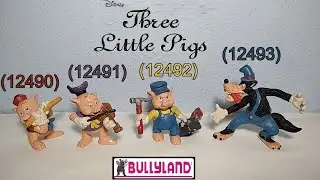 Recenzja figurek Bullyland The Three Little Pigs & The Big Bad Wolf Complete Collection!