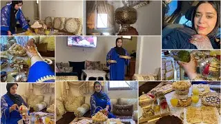 أجواء عيد الفطر 🌙مع عائلتي 👨‍👩‍👧‍👦تقاليد مغربية لي متخطانيش حاضرة معايا في كل مناسبة 🥳