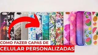 Aprenda como personalizar capinhas de celular usando resina ep&oacute;xi.