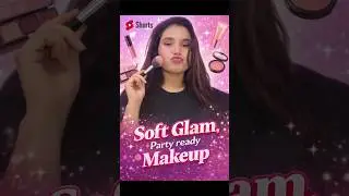 soft glam party ready makeup look #makeup #glam #glassskin #makeuptutorial #softglamlook #funny