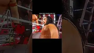 John Cena vs Seth Rollins☠️🥶 Tables Match TLC 2014🔥❤Roman Reigns saved John Cena🥵Edit‼️