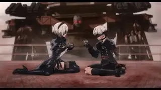 NieR: Automata | Наконец-то мы познакомились с 2B | #1 #games