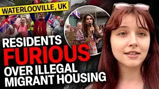 'Detained and deported': Suella Braverman joins anti-migrant protest in England