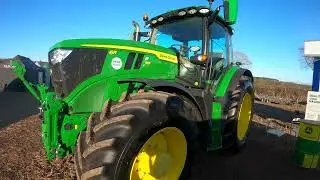 2025 John Deere 6R 185 6.8 Litre 6-Cyl Diesel Tractor (204HP) Ripon European Ploughing Championships