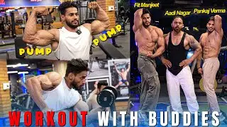 Best Biceps Workout with Aadi Nagar & Pankaj Verma 💪🏼 Kholi Aadi Nagar Ki Pol 😂