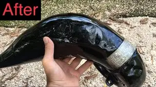 HOW TO paint a 2 stroke pipe the EASY way | Make It Look New Again