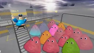 Boo's Revenge Family invades Barry's prison (Barry vs. Boo's Revenge Family) #Roblox