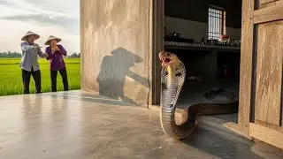 Cuộc gọi khẩn cấp : rắn hổ mang vào nhà không may tấn công một bạn trẻ