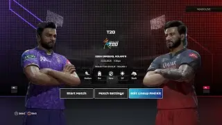 CRICKET 26 GAMEPLAY IPL 1ST  MATCH RCB VS KKR | EPIC GAMEPLAY & REALISTIC ACTION #cricket26gameplay