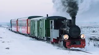 Las49-4968, Lxd2-287 - zimowe przejazdy na Kaliskiej Kolei Dojazdowej 2026.01.06