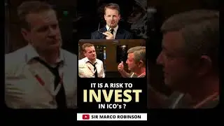 Marco Robinson's | It is a risk to invest in ICO's | #Shorts