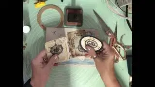 DTP using Bee happy stationary&rsquo;s nautical notes kit -  I love how this turned out 😊