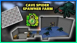 Cave Spider XP Farm Minecraft Java 1.21.9 Tutorial | Easy & Efficient