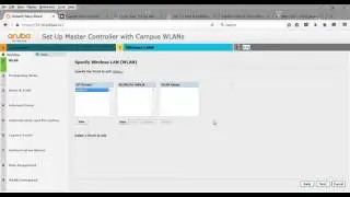 Aruba Controller Initial Configuration