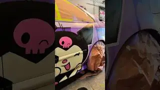 #kbmer #wrapsrwack #spraypaint #graffiti #art #montanacans #karomi #sanrio #cartoon #honda #civic