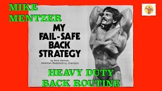 How Mike Mentzer Built A Wide and Muscular Back | Mike Mentzer Heavy Duty Back Routine