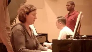 1 minute of Adams' Hallelujah Junction - TwoPianists Piano Duo