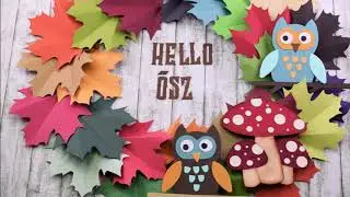 www.krokihobby.hu ~Őszi juharfalev&eacute;l koszor&uacute; Sizzix - A10162~