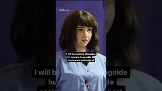 Robot named Grace says she won't replace any jobs #shorts