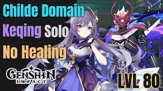Lvl.80 Electro Build Keqing + lion's roar. Childe boss solo | Genshin Impact