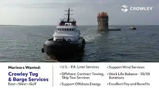 Mariners Wanted: Crowley Tug and Barge Services