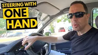 Steering With One Hand (Don't do THIS in Driving Test)