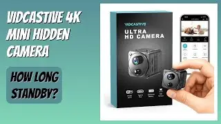 REVIEW (2026): VIDCASTIVE 4K Mini Hidden Camera. Features