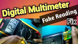 Digital Multimeter Fake Reading shows solution | Multimeter Repair | Meter repair