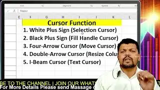 Excel Mouse Cursor Guide | White Plus, Black Plus, Move, Resize & I-Beam Explained