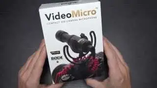 Rode VideoMicro Camera Microphone Unboxing