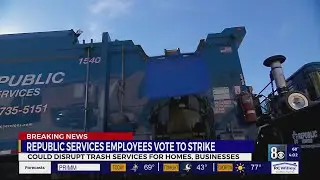 Teamsters Local 631 strike authorization could disrupt trash pickup in Las Vegas