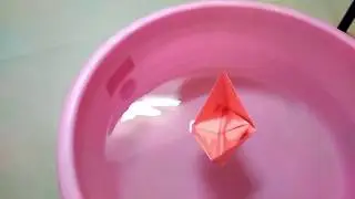 how to make a paper boat that floats in water step by step easy for kids