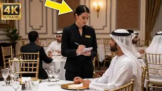Wütender Arabischer Scheich demütigte Kellnerin, doch erstarrte, als Sie Ihm auf Arabisch Antwortete