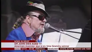 Dr John passes away (1941 - 2019) (USA) - BBC News - 7th June 2019