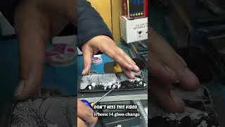 📱 iPhone 14 Glass Change | Front Glass Replacement #mobile #smartphone #shortsfeed #shorts