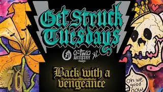 Back with a vengeance (76) #getstrucktuesdays #mixedmedia #art #neotraditionalflashbangboogie