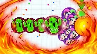 Agar.io - *NEW KING* REVERSE TRICKSPLIT GOD! DOUBLE SPLIT
