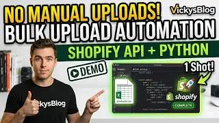 Stop Manual Uploads! Bulk Shopify Product Import via Shopify API