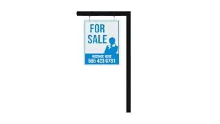 Modern Aluminum Real Estate Sign Post Installation Guide | Sanzo Specialties