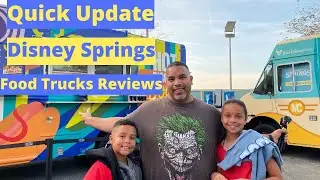 Quick Disney Opening Update / Tasting Food Trucks at Disney Springs