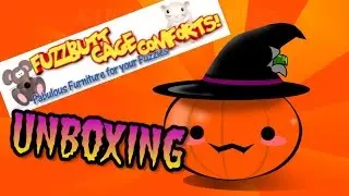 Fuzzbutt Cage Comforts Halloween Unboxing!  (Guinea Pig)