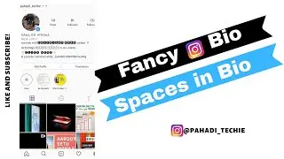 How to (Add Blank spaces & Make Fancy) Bio for Instagram ?