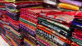 Trending Banarasi New Designs In Market Varanasi | Unique Banarasi Silk Sarees & Suits 