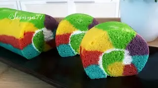 Bolu gulung Kukus 3 telur mudah buatnya