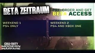 CoD MW: Das vorraussichtliche Beta Datum wurde geleaked! | Playstation wird wieder bevorzugt?